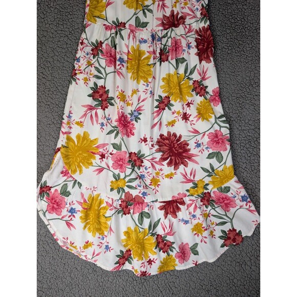 Old Navy Tulip-Hem Dress Girls XL (14) Floral Sleeveless Halter Neck Summer - Picture 3 of 12